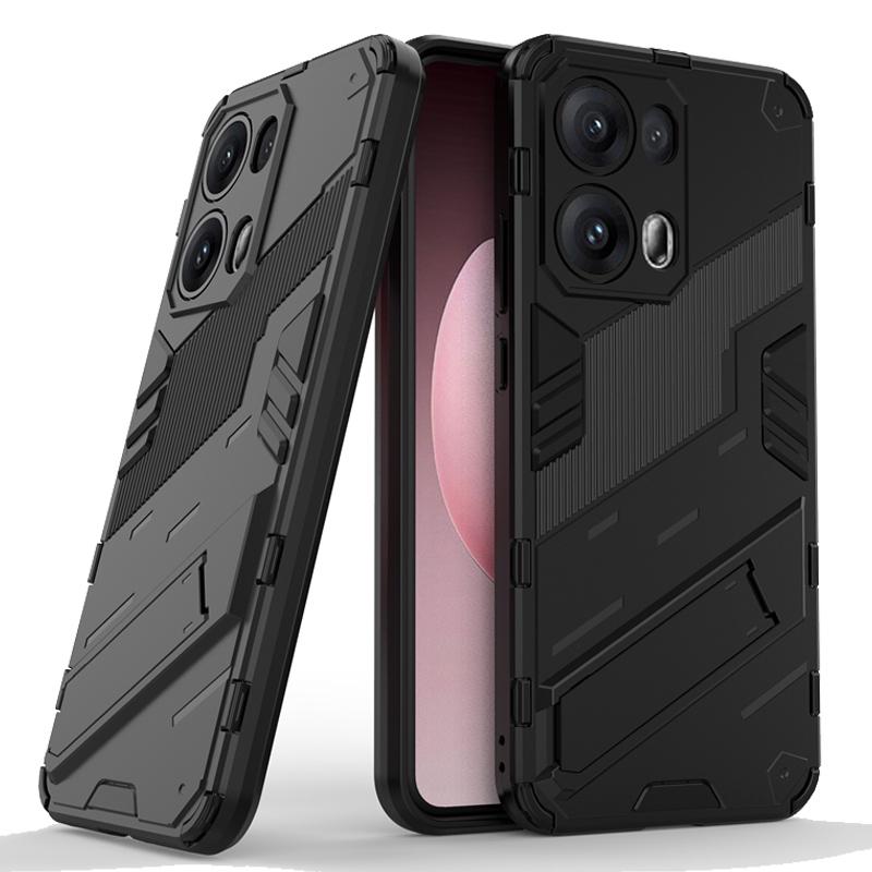 Phone Holder Case For Oppo Reno 13 Pro Case For Oppo Reno 13 Pro Funda Anti-knock Armor PC Back Cover For Oppo Reno 13 Pro Case