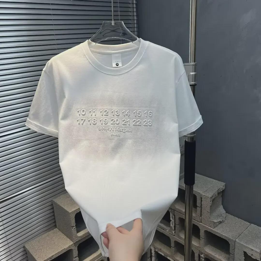 VantaGoods Heren 2024 Luxe Losse Korte Mouw Zomer T-shirt met Ronde Hals 3XL