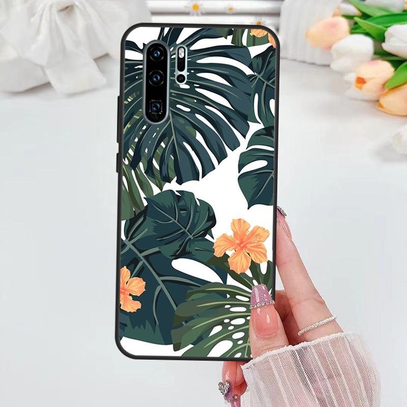 Tropical Flowers Case For Huawei Nova 5T 3i 7i 8i 11i 10 9 SE Y60 Y61 Y70 Y90 P20 P40 Lite P60 P30 Pro Cover