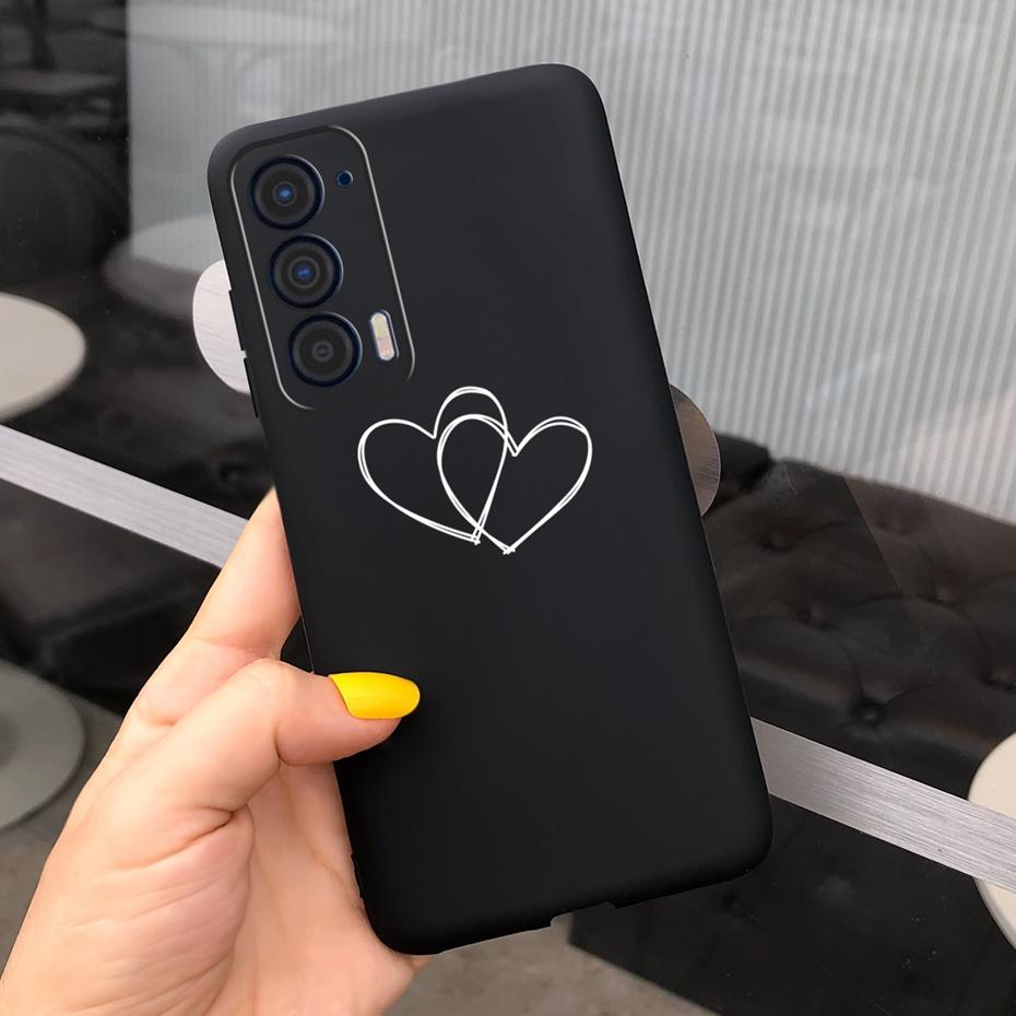 Silicon Case For Motorola Edge (2021) / Edge 5G UW (2021) Fashion Sunflower Daisy Pattern Soft Phone Cases For Edge 2021 XT2141