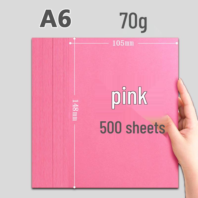Colored Craft and Drawing Paper for Children - A6 Size, Ideal for Kindergarten Projects and DIY Art