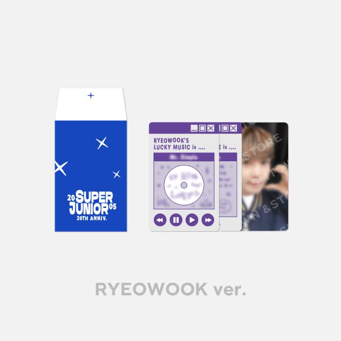 Pre-order SUPER JUNIOR 20th Anniversary Lucky Card Set