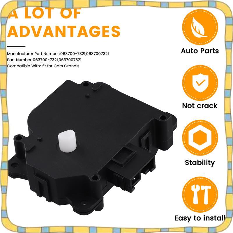 L17A-Car Climate Control Flap Actuator Motor Hvac Motor 063700-7321 Fit For Mitsubishi Grandis