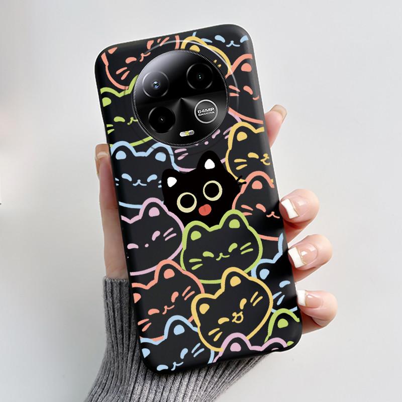 Case For BLU Bold K50 Phone Case Luxury Cute Love Rabbit Cartoon Funny Pattern Cover Shell Black Soft Silicone Protective Casing