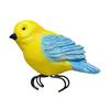 Artificial Bird Sculpture Weatherproof Resin Decoration Fairy Garden Accessory for Outdoor Flower Pot