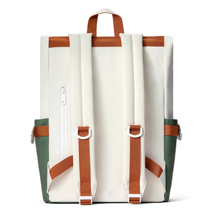 New MR.ACE HOMME Fabric High School Backpack Travel Large Capacity Laptop Bag Commute Unisex Auspicious Clouds Green MR23D2943B