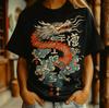New Year Gift Chinese Dragon New Year 2024 Zodiac Year of The Dragon 2024 T-Shirt Men Clothing Streetwear Graphic T Shirts