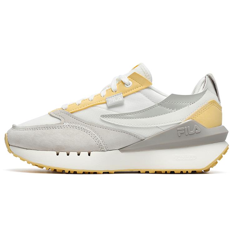 New FILA Erico Knife Fish Low Top Casual Shoes Women's White Yellow F12W232146FSA