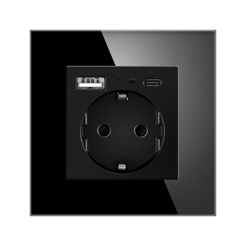 European Standard Smart WiFi Socket with APP Remote, Voice Control, Timer & Power Monitoring
