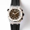 Aijia Bi AP15710 Royal Oak Offshore Quartz Men's Sport Watch with Rubber Strap