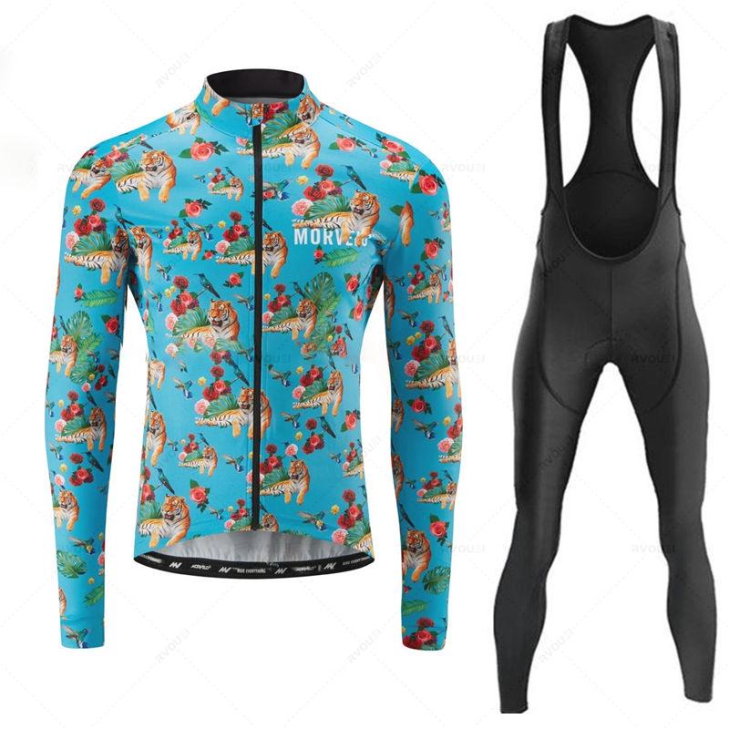 Spring and Fall Mens Long Sleeve Cycling Sets Bicycle Clothing Mountain Bike Clothes Suits Ropa Ciclismo 2026 Summer Breathable Cycling Suit