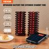 Sistema di Chiamata per Ristorante, Segnale di Attesa in Coda Wireless a Lunga Portata 500m, Chiamate per Clienti con Vibrazione e Lampeggio, 20 Buzzer