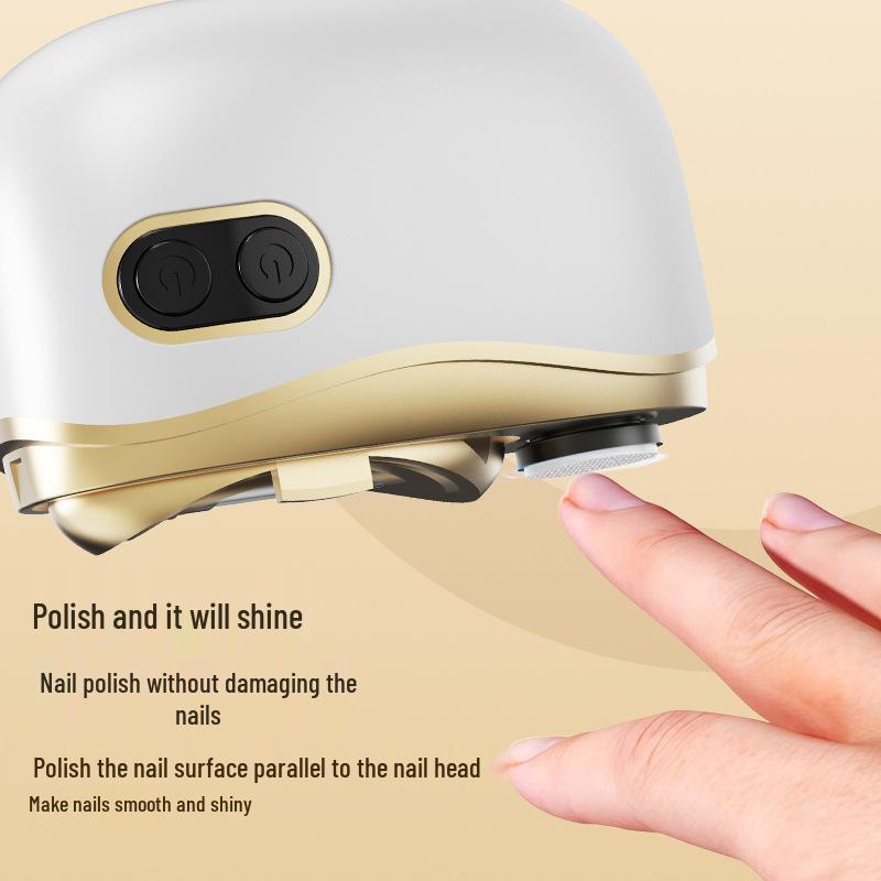 Dual-Function Silent Electric Nail Clipper with Suction and Anti-Pinch Technology for Adults