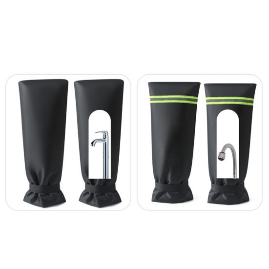 Outdoor Faucet Cover for Winter Insulated Freeze Protection Spigot Cover Waterproof Oxford Cloth Faucet Socks for Yard Garden Faucets Hose Bibs