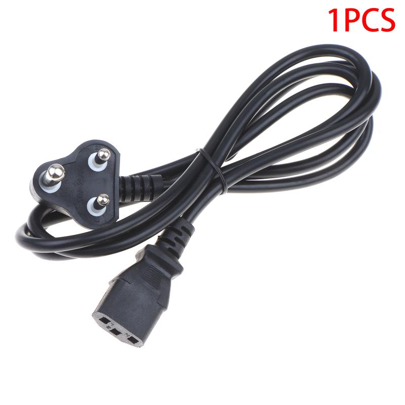 India Standard Power Cord, Type D Adapter Plug To Iec320 C13 Kettle Power Supply Cables,Isi Power Cable,110~250Vac 10~15A 1.5M