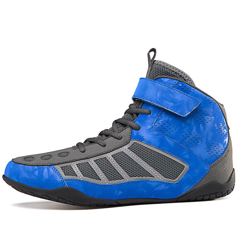 

Новые весенне-летние мужские и женские спортивные кроссовки с высоким верхом, сетчатые боксерки, обувь для фитнес-тренировок, обувь для единоборств, обувь для практики 35