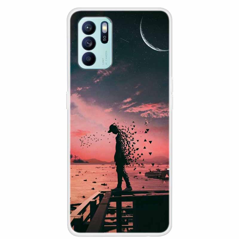 For OPPO Reno6 Z Cases Reno6 5G 6 Pro+ Clear Marble Soft TPU Silicone Cover For OPPO Reno 6 Pro Plus Phone Cases Reno6 Z CPH2251