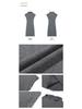 2026 Spring/Summer Elastic Half-High Collar Bodycon Dress - Hip-Hugging, Slimming Skirt for Women