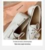 British Style Sheepskin Leather Lace-Up Women’s Loafers - Soft Sole Slip-On Flat Shoes for Autumn