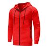 Autumn Winter Men Long Sleeve Sweatshirt Polka Dot Print Hooded Zip Up Pocket Casual Hoodie Men's Sports Coats