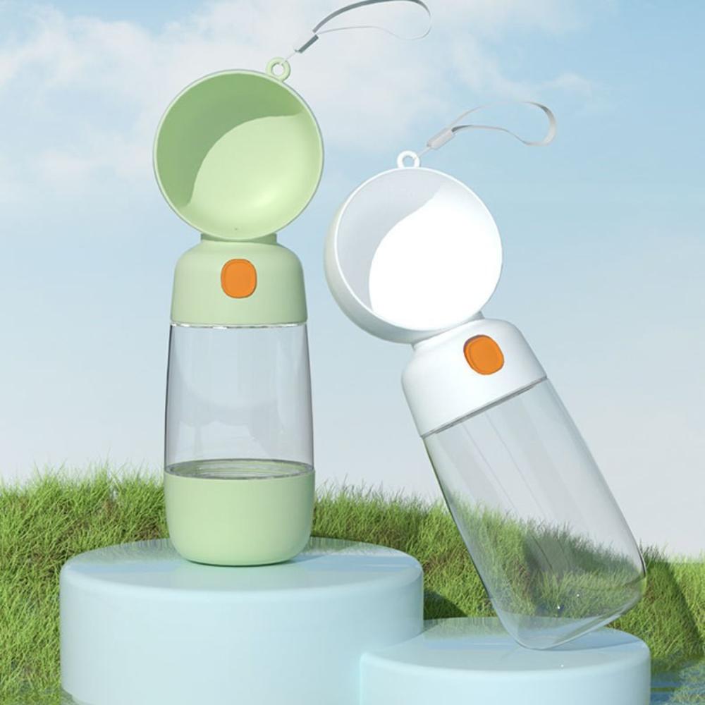 

Leak Proof Pet Water Bowl With Food Container Dog Accompanying Cup NEW Dog Water Bottle