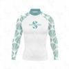 Long Sleeve Rash Guard Split Wetsuit Surfing Swimming Water Sports