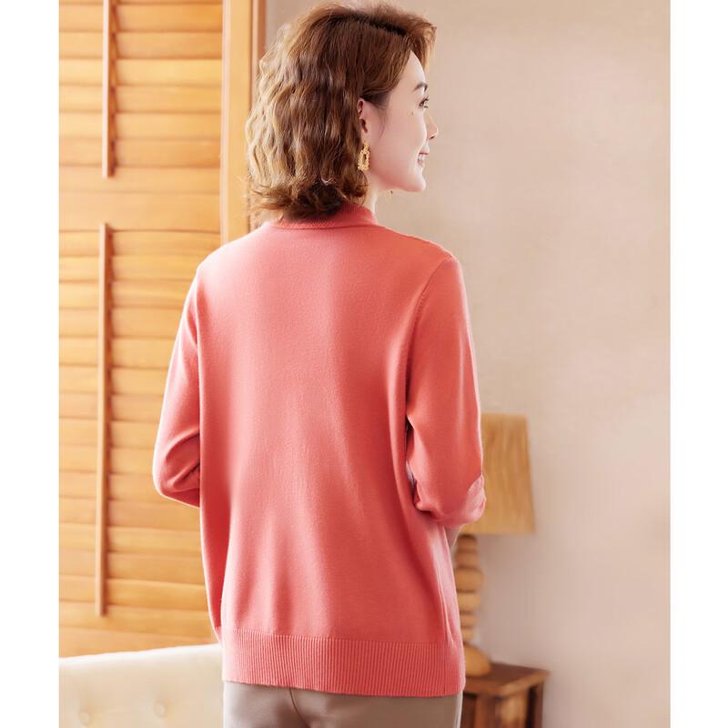 Women's Jacquard Mock Neck Sweater