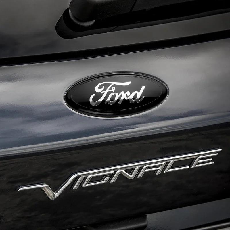 Nová 2026 Samolepka na auto Ford Nová 2025 Horká 12,5~22,5cm Logo přední mřížky auta Samolepka na kapotu Příslušenství kufru Pro Ford Focus mk2 mk3 F