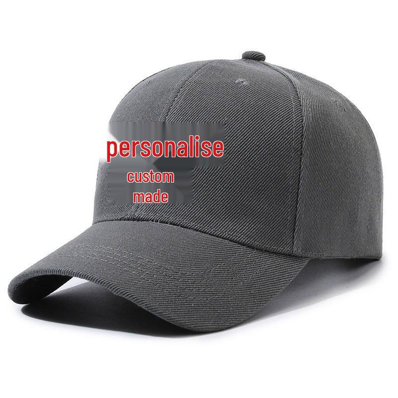 Customizable Solid Color Baseball Cap: Options for Logo Printing, Embroidery, Text and Bulk Gifts Available
