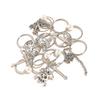 13pcs Metal Cuff Clips Dreadlocks Beads Cross Skull Hair Braid Tubes Mixed Hair Rings Set  Decor