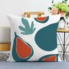 Morandi Simple Printed Decorative Pillowcase Bedroom Living Room Square Cushion Pillowcase