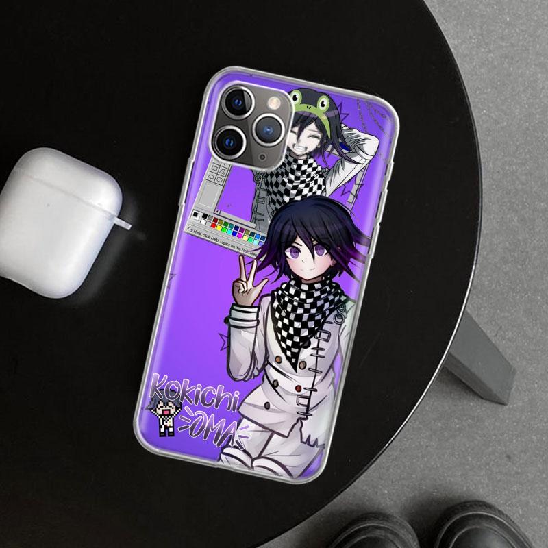Danganronpa Kokichi Ouma Phone Case Cover for iPhone 11 12 13 Mini 14 15 Plus 16 Pro Max 17 Air 7 8 + SE Art Customized Fundas 1