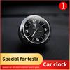 ICTB3 Suitable for Model 3 S X Car In Car Clock Modification, Car Electronic Watch Decoration, Quartz Clock, Tesla Universal