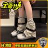 Fashion retro square pants shoes light ** fork straps casual single shoes women's summer ballet Mary Jane shoes