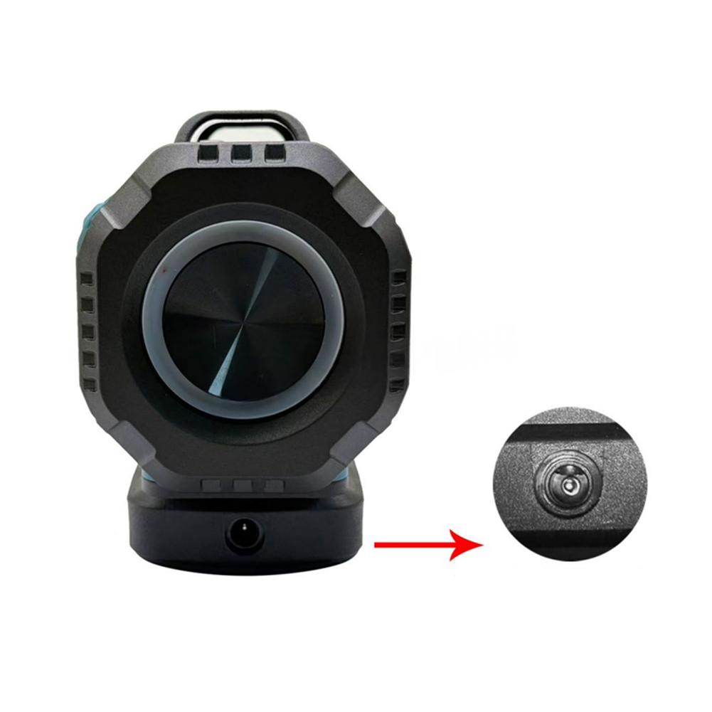 Workshop Use 18V Battery Speaker Shoulder Strap Included Battery Powered Speaker Usb Charger 360 Omnidirectional Sound