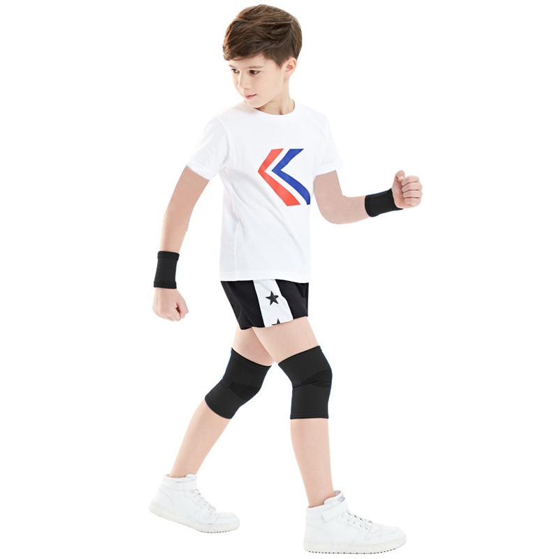 

Набор из четырех пьеков Детское защитное снаряжение Коленная чашечка для езды на велосипеде Повязки на запястье Спицы Спортивное снаряжение