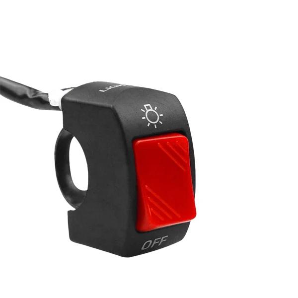 2/1pcs Motorcycle Switch ON OFF Control Buttton Handlebar Mount Headlight Signal Lamp Control Modified Switches Accessories