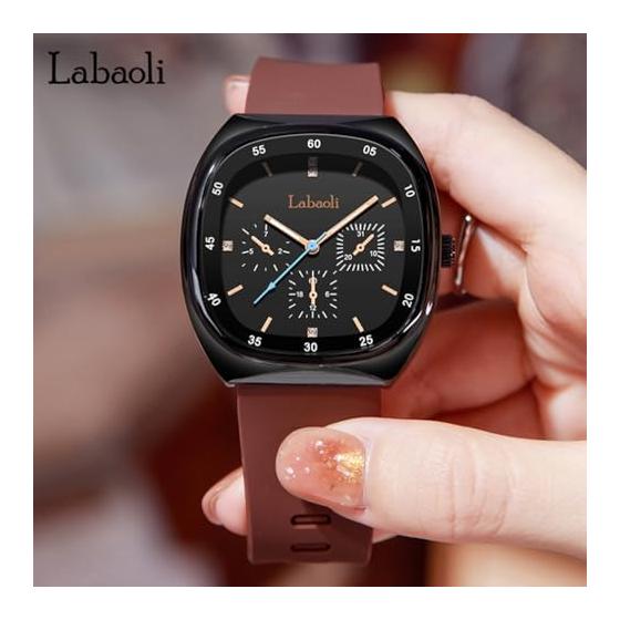 Square Watch for Women, Silicone, Waterproof, Sports, Cute, Student, Simple, Arm Watch, For Women, Stylish, Casual, Big Face, Brand, Present, High