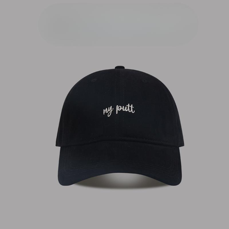 New Style of Men and Women's Big Head Circumference Showing Face Small Hat for Women's Letter Embroidered Baseball Cap