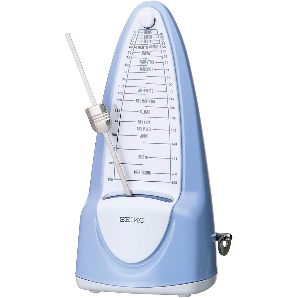 SEIKO Metronome, Pendulum Type, Standard, Sky Blue, SPM320M
