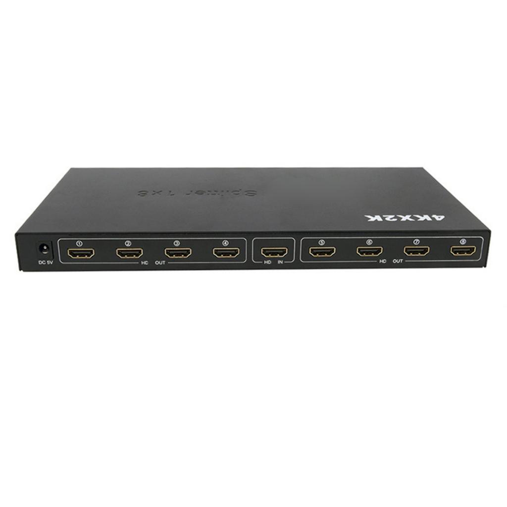 HighDefinition 1080p 1x8 Video Splitter Converters HDMI2.0 Distribution Amplifiers for Conference and Exhibition