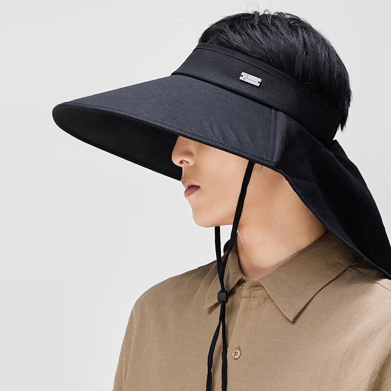 Men's Outdoor Linen Sun Visor with Neck Flap