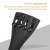 Carbon Fiber Violino Fiddle Tailpiece with 4 Fine Tuners Violin Composite Tailpiece for 4/3 4/4 Violin Accessories