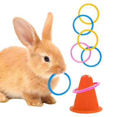 Bunny Ferrule Toy Interactive Training Chew Toy Random Ice Cream Cone Shaped Pet Bunny Ferrule Toy To Relieve Boredom Toys