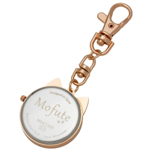 Fieldwork Women's Analog Pocket Watch with Keychain and Bag Charm, Black, MKK2305-5