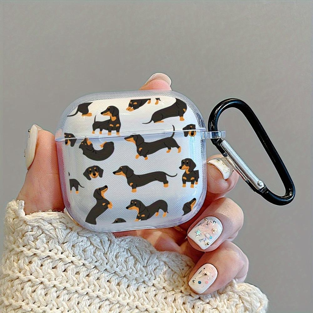 Cute Dog Design Earphone Protective Cover for AirPods Pro2/Pro3/Pro Anti Drop Earphone Cover for AirPods 4/3/1/2 Anti Shock