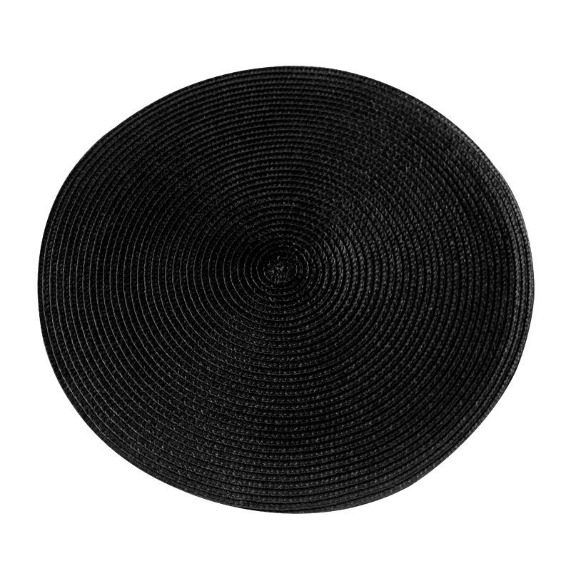 Rundes, gewebtes, rutschfestes Tischset, Untersetzer, Café-Tasse, Esstischmatte, nordisches Küchenzubehör, Servietten, Geschirr, Wohnkultur