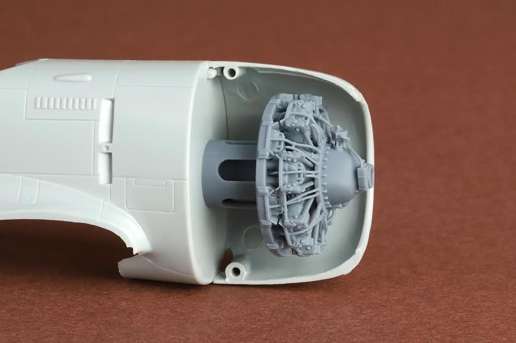 SBS Model Curtiss Hawk Engine Plastic Model Parts SBM48101 1/48 H75A-3 (for Academy/Wolfpack) (Airplane)
