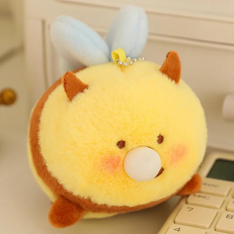 

Милые плюшевые игрушки Sha Bee, подвеска, мягкая игрушка Cai Bee, супер мягкая банка с медом, плюшевая кукла, кровать, подушка для сна, подарки на день рождения для детей