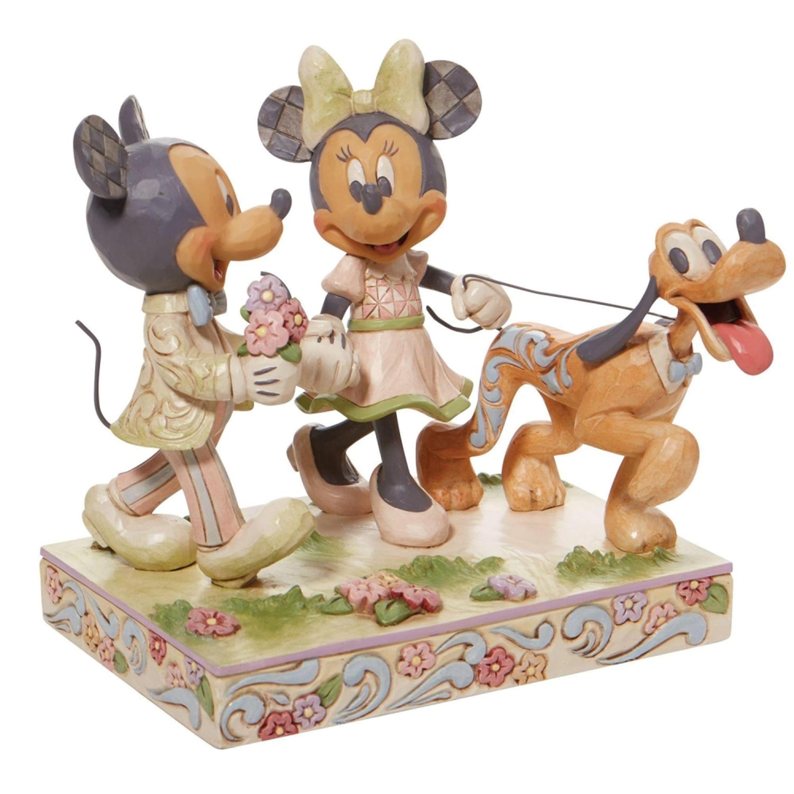 

Enesco Mickey Minnie White W14 x H13 x DTR6010101 Statue/Figure Disney Traditions & Woodland, D12.5cm,